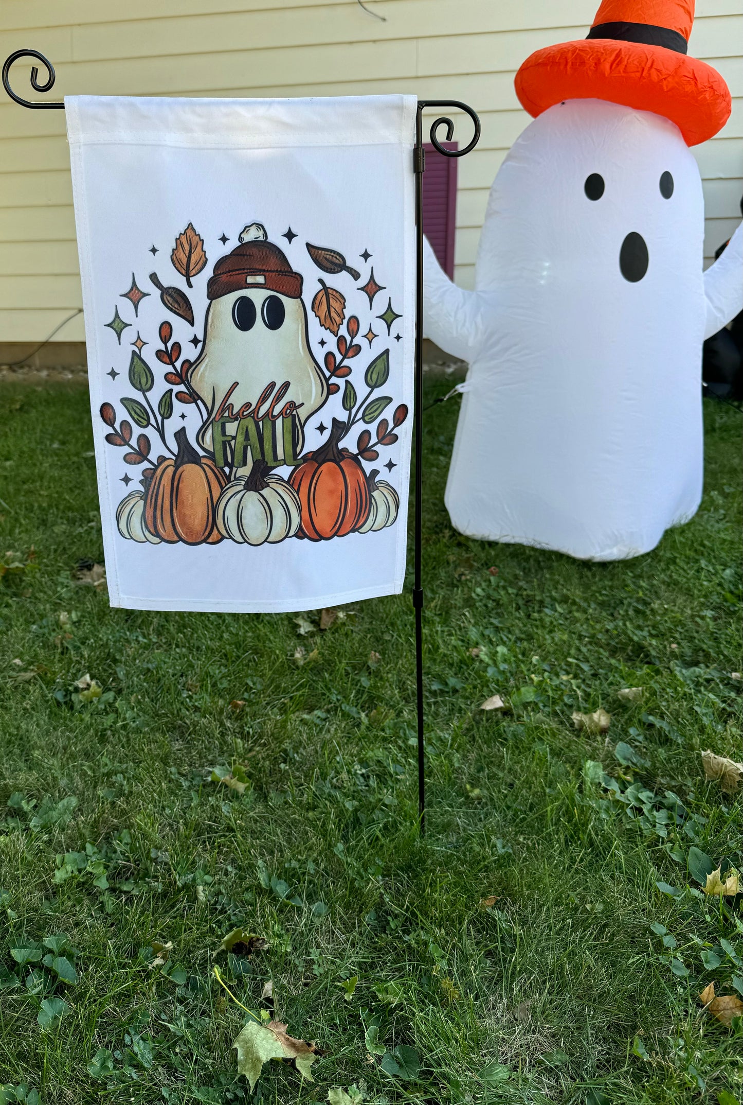 Hello Fall Garden Flag