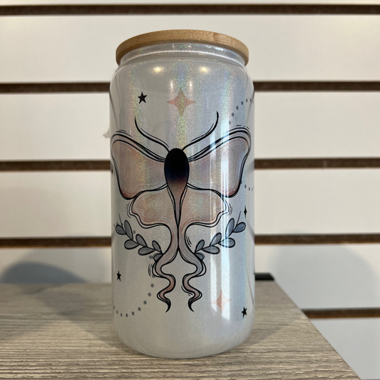 Moth - 16oz Glass Can Iridescent - RTS