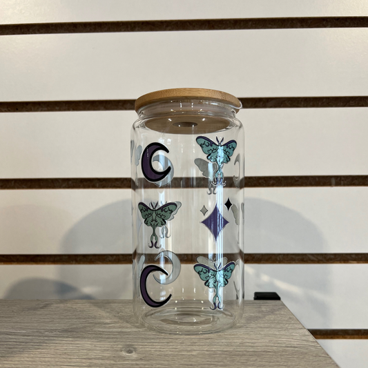 WW&CC Custom Drinking Glasses with Bamboo Lids – Vigor and Whim