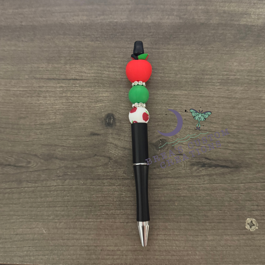 Apple Beaded Pen